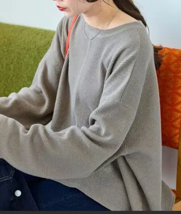 와플 숏 라운드 크루넥 풀오버 프릭스스토어