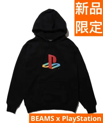 BEAMS x PlayStation SWEAT HOODIE 후드티 블랙