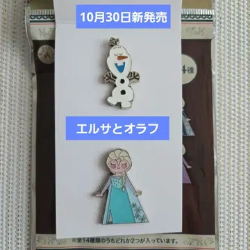 안나와 눈의 여왕 디즈니씨 판타지 스프링스 핀 배지 2개 세트