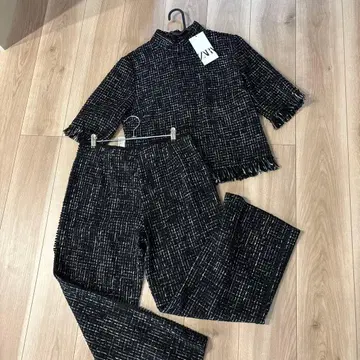 ZARA 트위드 셋업 입학 졸업 결혼식