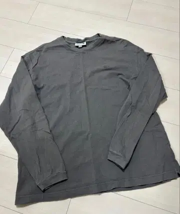 LACOSTE 그레이 긴팔 티셔츠