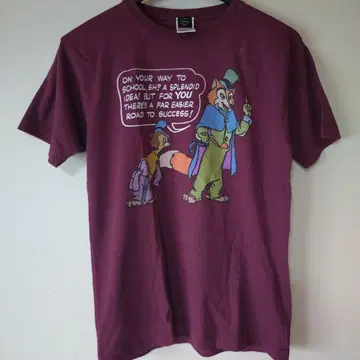 Disney 애니메이션 캐릭터 T셔츠 M