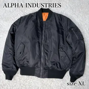 ALPHA INDUSTRIES MA-1 플라이트 자켓 XL 블랙