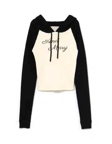 andmary Letter mary 로고 탑 블랙