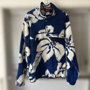 Patagonia 신틸라 플리스 남성용 S 네이비/하이비스커스