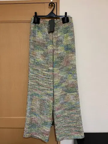 MASU24SS CANDY TWEED WIDE PANTS