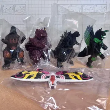 총 5종 풀컴프 고질라 진격대장 소프트 비닐 반다이 개틀링 가이강 등