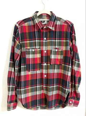 Engineered Garments 체크 긴팔 셔츠 S 사이즈 네펜데스
