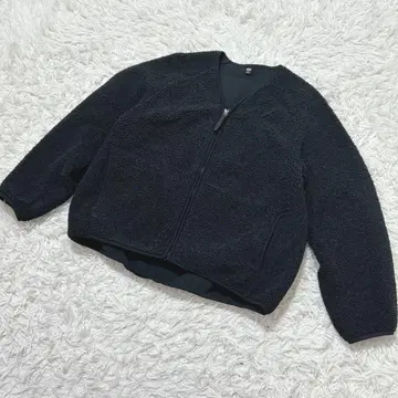 [ c6581 ] UNIQLO 플리스 자켓 블랙 긴팔