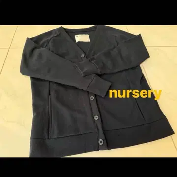 nursery 긴팔 가디건 네이비 컬러