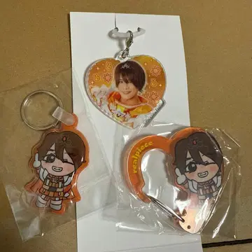 하라주쿠 페스티벌 카즈우 카라비너 라이트 키링 메지루시 참