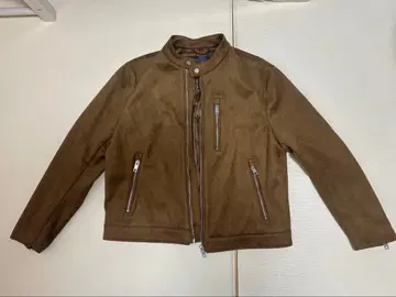 미사용 새상품 브라운 스웨이드 자켓