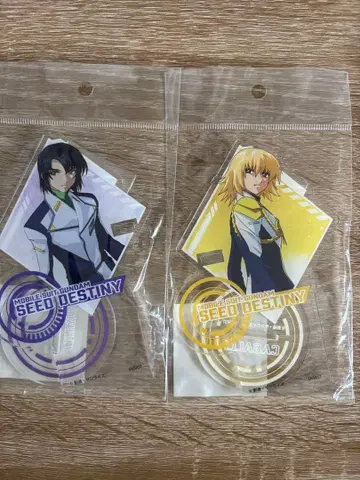 건담 SEED FREEDOM 아스란 & 카가리 아크릴 펜 스탠드