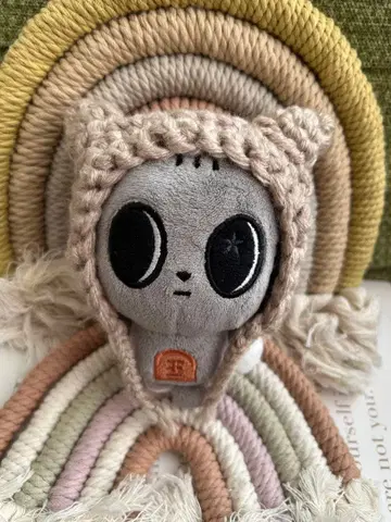 TXT 뿔바투 고양이 귀 니트 모자