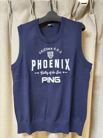 PING 베스트 스웨터 L 네이비