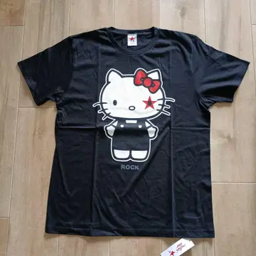 새상품 헬로키티 락T셔츠