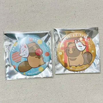 너구리와 여우 토요카와 한정판 캔뱃지