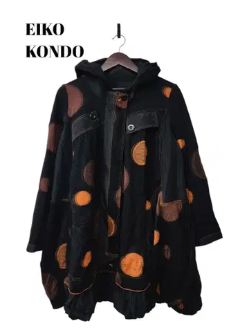 1111814 EIKOKONDO 벌룬 코트 후드