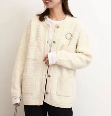 JOURNAL STANDARD relume 레리움 트위드 니트 자켓