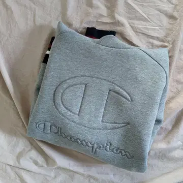 남성용 여성용 Champion 그레이 후드 맨투맨 M