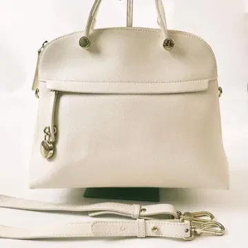 891 훌라 FURLA 파이퍼 핸드백 숄더 2way 화이트 계열