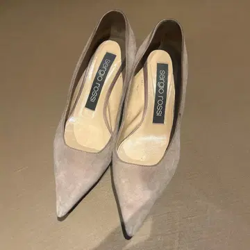 세르지오 로시 핑크 그레이 하이힐