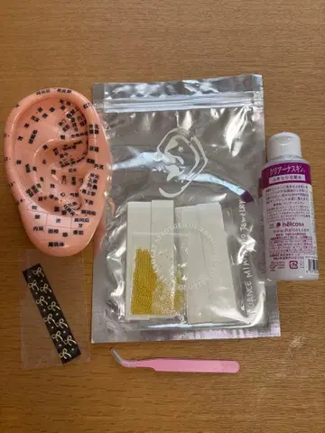 귀 모양과 이혈 주얼리 도입 세트