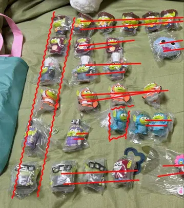 타카라토미 에이리언 피규어 마스코트 7종