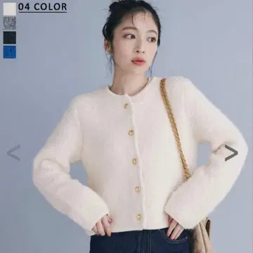 MAAYA DESIGN 아이보리 니트 자켓