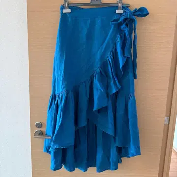 마이렌 린넨 랩스커트