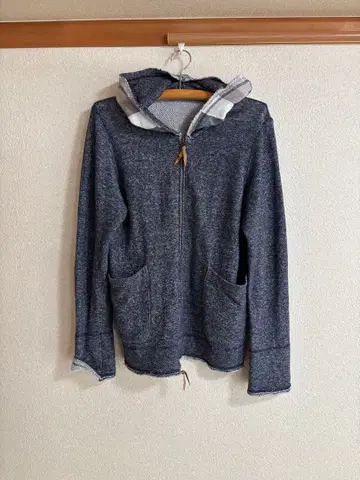 burnout 지퍼 후드티 캐주얼 심플