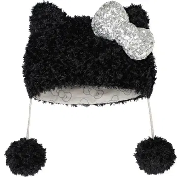 유니버셜 USJ 키티 팬캡 블랙