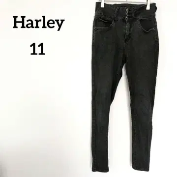 1점만 할리 [11] 스키니 데님 스키니 팬츠 블랙