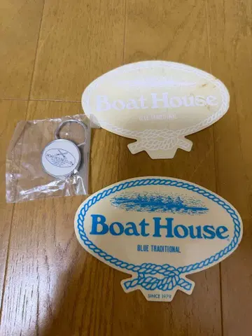 Boat House 키링 스티커 세트 미사용품