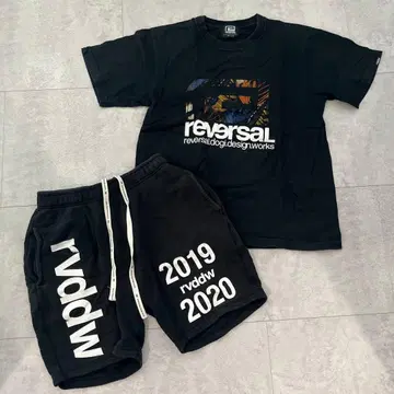 리버설 reversal T셔츠 하프 팬츠