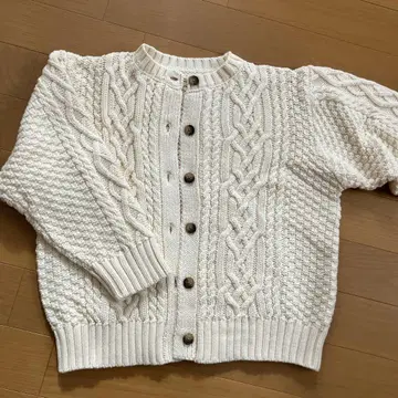 CPCM 아이보리 케이블 니트 스웨터 M 사이즈