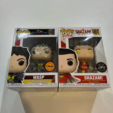 FUNKO POP! WASP & SHAZAM! 피규어 세트
