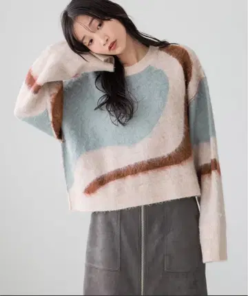 LOWRYS FARM 뉴앙스 가라 니트 POLS 133799