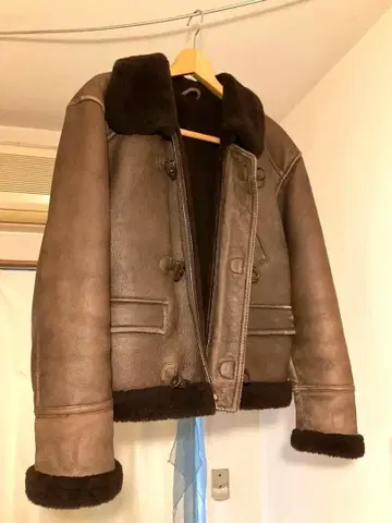 vintage mouton jacket