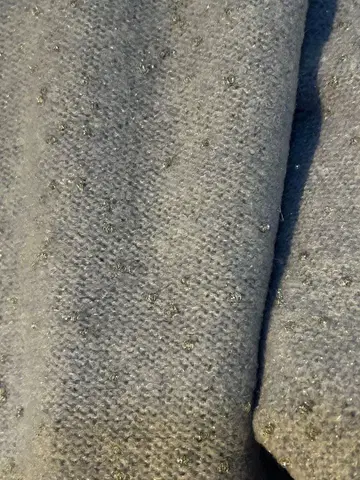 UNITED ARROWS 라메 니트 스웨터 LT.BLUE