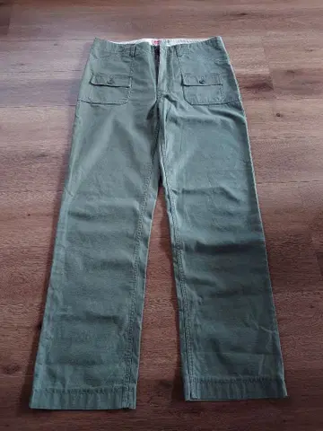 XLARGE 워크 팬츠 올리브색