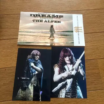 THE ALFEE 타카미자와 씨 사진 2장 세트 메모리얼 티켓 세트