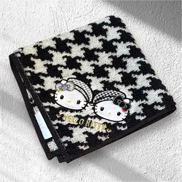 쁘띠 타월 흑백 걸리시 쌍둥이 코디 핸드 타월