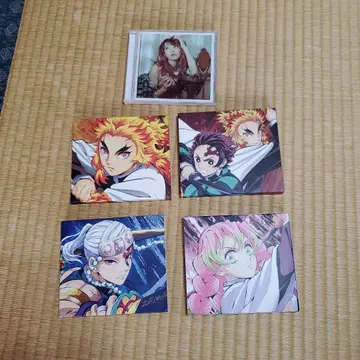 귀멸의 칼날 홍련화 염 아케보시 잔향산가 키즈나노키세키 세트