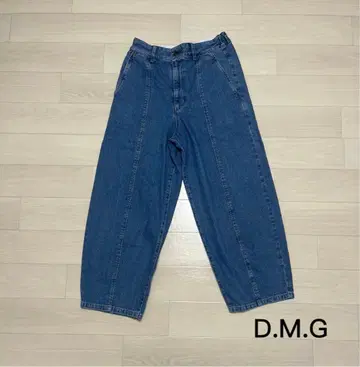 D.M.G. 100oz 무라사키실 데님 아몬드 팬츠