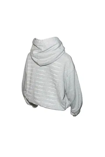 theredthread S 로고 풀오버 후디 그레이