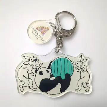 어드벤처월드 조수기과 트레이딩 아크릴 키링 팬더