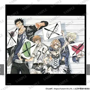 미개봉 CLAMP전 CLAMP 츠바사 손수건 스카프 소랑 사쿠라