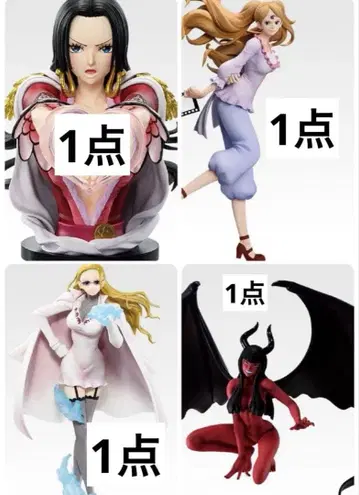 원피스 제일복권 핸콕 로빈 푸딩 칼리파 피규어