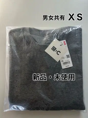 미사용 UNIQLO C 그레이 맨투맨 XS 사이즈
